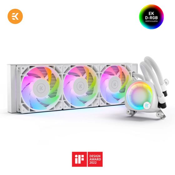 EK-Nucleus AIO CR360 Lux D-RGB - Blanc