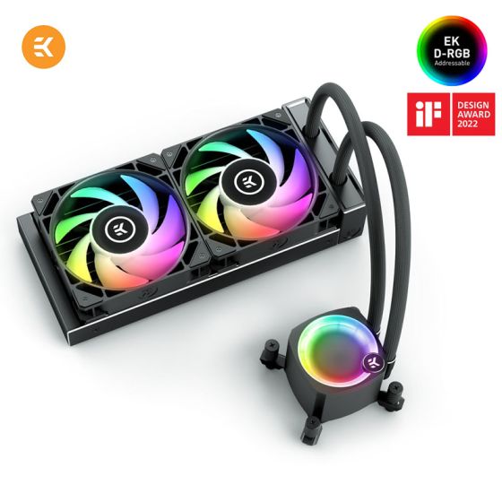 EK-Nucleus AIO CR240 Lux D-RGB - Noir