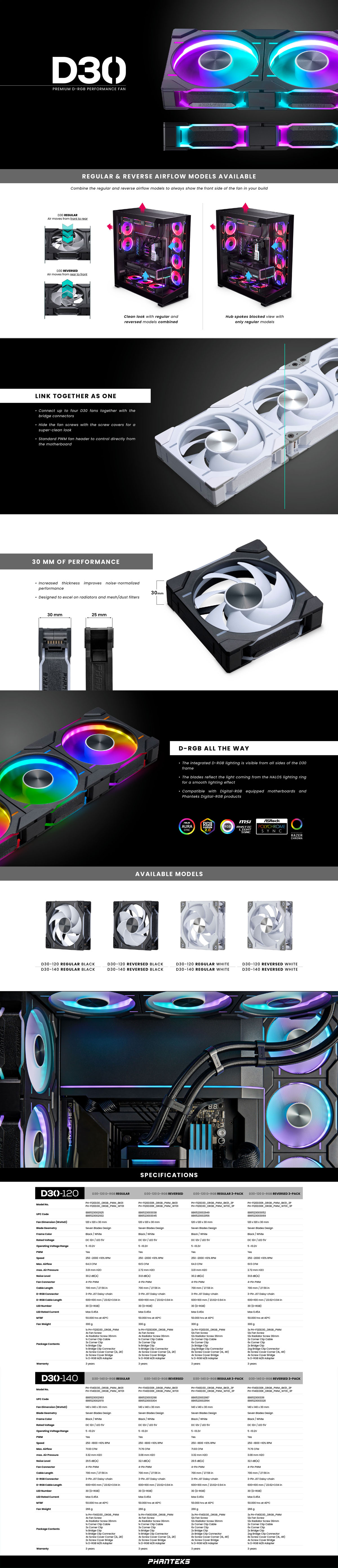 Phanteks D30-120